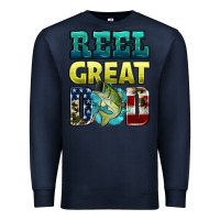 Navy reely great dad Premium Sweatshirt - HRA Design Shop