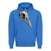 True Royal Raven Skull Zipper Hoodie - RanaPortraitStore