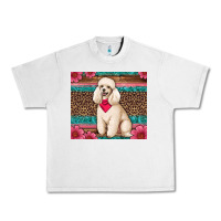 Lunar Rock standart poodle floral Urban Heavy Tee - Artiststas