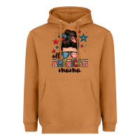 Meerkat all american mama messy bun Heavyweight Hoodie - Zillion Design Studio