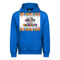 Cobalt see the ability not the disability Urban Hoodie - MaliasSmallBusiness