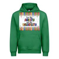 Emerald see the ability not the disability Urban Hoodie - MaliasSmallBusiness