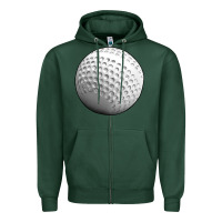Sports Green hockey ball Zipper Hoodie - texasbilliewilder