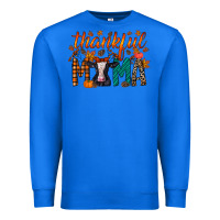 True Royal thankful mama holstein cow Premium Sweatshirt - RacoonDesign