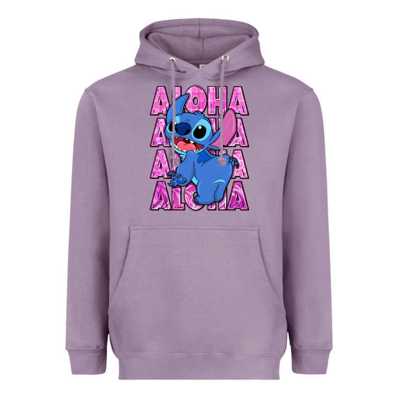 Aloha Stitch Heavyweight Hoodie by Zillion Design Studio | Teevron