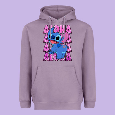 Aloha Stitch Heavyweight Hoodie Designed By Zillion Design Studio