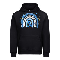 Black in april wear blue autism awareness Urban Hoodie - MaliasSmallBusiness