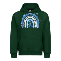 Forest Green in april wear blue autism awareness Urban Hoodie - MaliasSmallBusiness