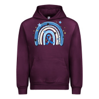 Mauve Wine in april wear blue autism awareness Urban Hoodie - MaliasSmallBusiness