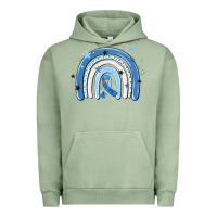 Pigment Oil Green in april wear blue autism awareness Urban Hoodie - MaliasSmallBusiness