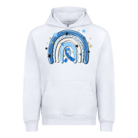 White in april wear blue autism awareness Urban Hoodie - MaliasSmallBusiness