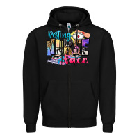 Black resting nurse face Zipper Hoodie - Zillion Design Studio