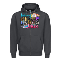 Smoke resting nurse face Zipper Hoodie - Zillion Design Studio