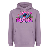 Lavender aloha summer stitch Heavyweight Hoodie - Zillion Design Studio