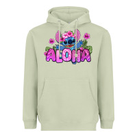 Matcha aloha summer stitch Heavyweight Hoodie - Zillion Design Studio