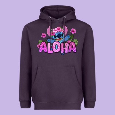 Aloha Summer Stitch Heavyweight Hoodie Designed By Zillion Design Studio