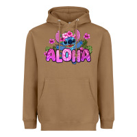 Toasted Coconut aloha summer stitch Heavyweight Hoodie - Zillion Design Studio