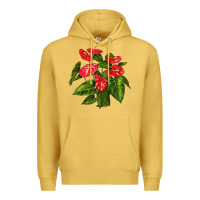 Antique Gold anthurium Premium Hoodie - LillyAllenDesigns