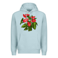 Blue Mist anthurium Premium Hoodie - LillyAllenDesigns