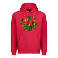 Cardinal anthurium Premium Hoodie - LillyAllenDesigns