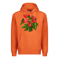 Carrot anthurium Premium Hoodie - LillyAllenDesigns