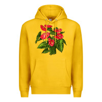 Lemon anthurium Premium Hoodie - LillyAllenDesigns