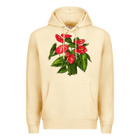 Pina Colada anthurium Premium Hoodie - LillyAllenDesigns