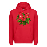 Red anthurium Premium Hoodie - LillyAllenDesigns