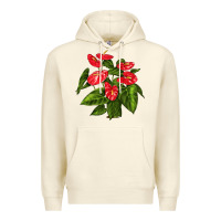 Sandshell anthurium Premium Hoodie - LillyAllenDesigns