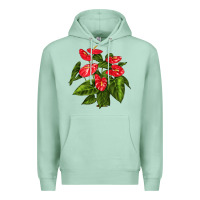 Seafoam anthurium Premium Hoodie - LillyAllenDesigns