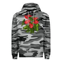 Slate Camo anthurium Premium Hoodie - LillyAllenDesigns