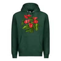 Sports Green anthurium Premium Hoodie - LillyAllenDesigns