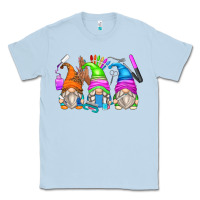 Dusty Blue nail tech gnomes Classic Tee - Zillion Design Studio