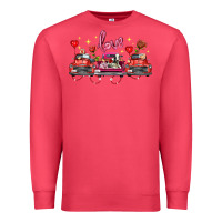 Cardinal valentine's day farm trucks farm animals Premium Sweatshirt - FaDigitalArtStudio