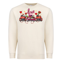 Sandshell valentine's day farm trucks farm animals Premium Sweatshirt - FaDigitalArtStudio