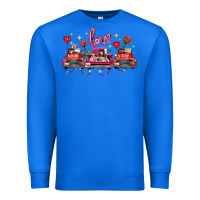 True Royal valentine's day farm trucks farm animals Premium Sweatshirt - FaDigitalArtStudio