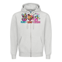 Peace Love Nursing Zipper Hoodie | Teevron