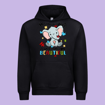 What Makes You Different Is What Makes You Beautif Urban Hoodie Designed By Maliassmallbusiness