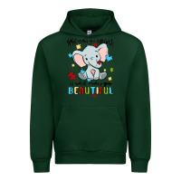 Forest Green what makes you different is what makes you beautif Urban Hoodie - MaliasSmallBusiness