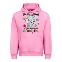 Fuchsia Pink what makes you different is what makes you beautif Urban Hoodie - MaliasSmallBusiness