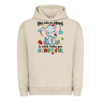 Pigment French Oak what makes you different is what makes you beautif Urban Hoodie - MaliasSmallBusiness