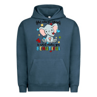 Pigment Midnight Navy what makes you different is what makes you beautif Urban Hoodie - MaliasSmallBusiness
