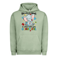 Pigment Oil Green what makes you different is what makes you beautif Urban Hoodie - MaliasSmallBusiness