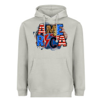 Moon Dust america lightning bolt Heavyweight Hoodie - Zillion Design Studio