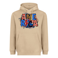Mushroom america lightning bolt Heavyweight Hoodie - Zillion Design Studio