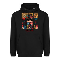 Black american mom junkie messy bun Heavyweight Hoodie - Zillion Design Studio