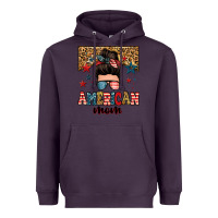 Plum american mom junkie messy bun Heavyweight Hoodie - Zillion Design Studio