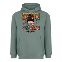 Sage american mom junkie messy bun Heavyweight Hoodie - Zillion Design Studio