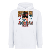 White american mom junkie messy bun Heavyweight Hoodie - Zillion Design Studio
