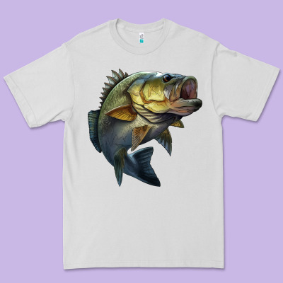 Jumping Bass Premium Tee Designed By Lillyallendesigns